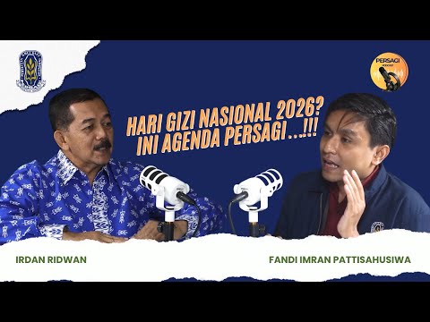 Hari Gizi Nasional 2026?? Ini Agenda PERSAGI Provinsi Sumatera Selatan!!! | PERSAGI Provinsi Sumatera Selatan PODCAST Eps. 16